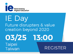 IE Day: Future disrupters and the creation of value beyond 2020 - Taipei(3/25)